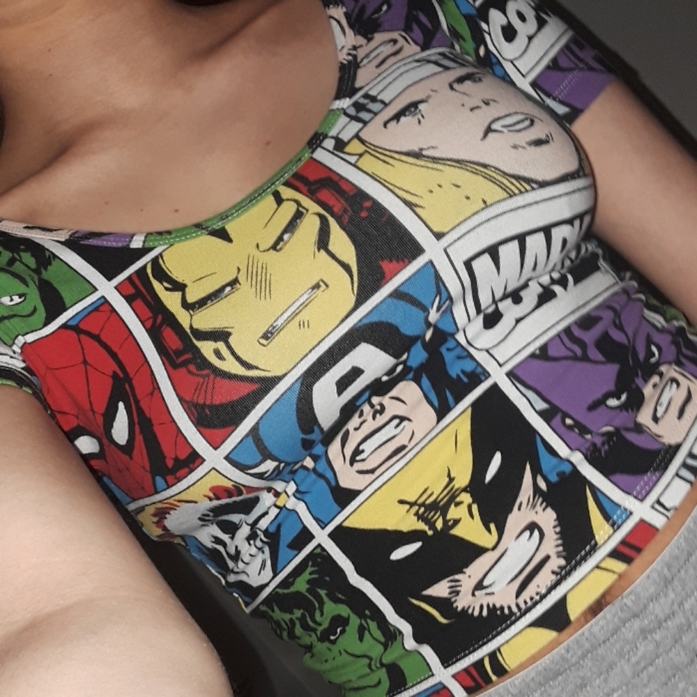 Marvel crop top